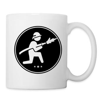icône du service d'incendie - Mug blanc - blanc - Droite