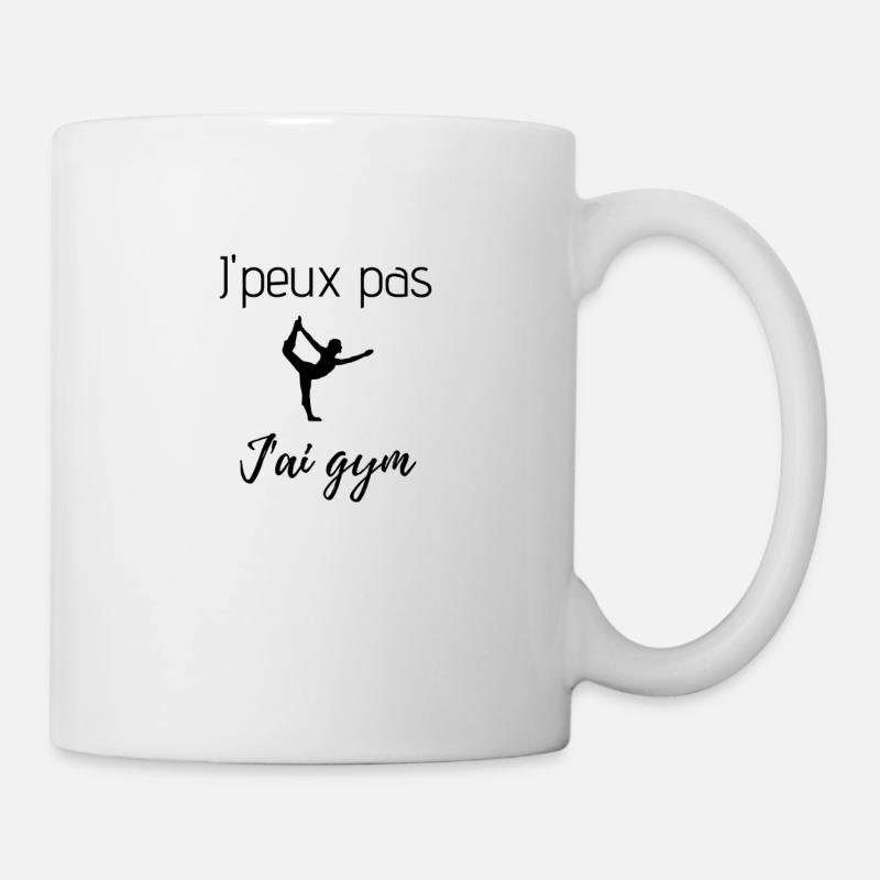 J'peux pas j'ai gym - Mug blanc - blanc
