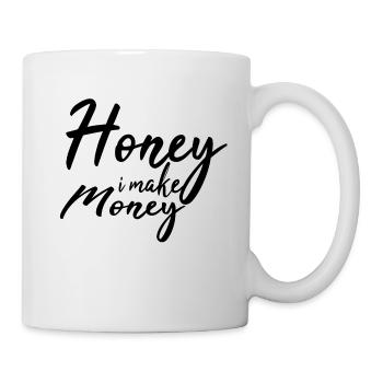 Honey i make money - Mug - white - Right