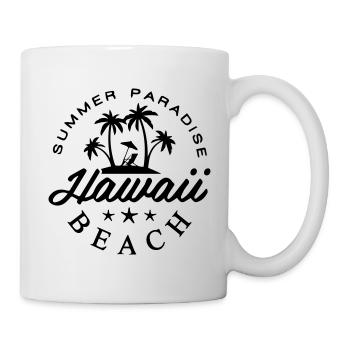 Hawaii Beach - Tasse - Weiß - Rechts