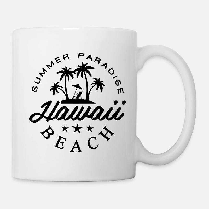 Hawaii Beach - Tasse - Weiß