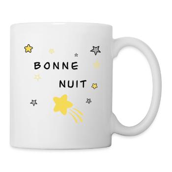 Bonne nuit - Mug blanc - blanc - Droite