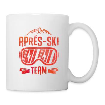 apres ski team ski lunettes - Mug blanc - blanc - Droite