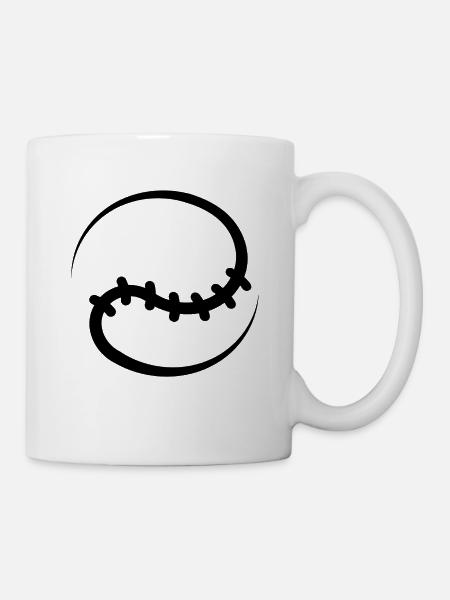 Baseball Ball - Tasse - Weiß