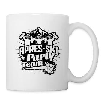 Apres ski team party - Mug blanc - blanc - Droite