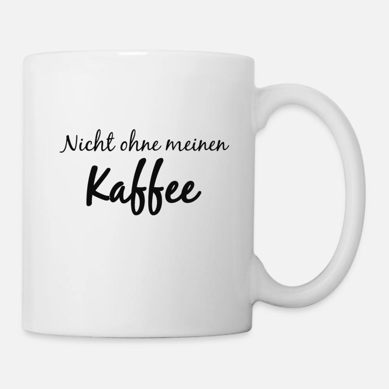 Kaffee am Morgen - Tasse - Weiß