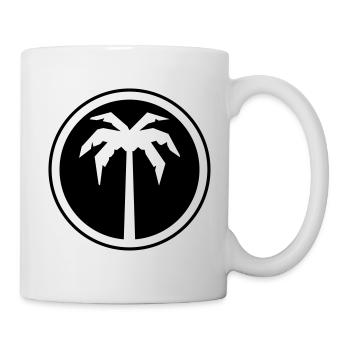 palme icon symbol - Tasse - Weiß - Rechts