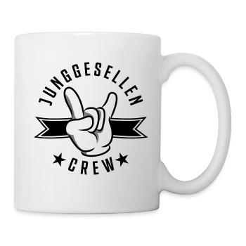 Junggesellen crew hand - Tasse - Weiß - Rechts