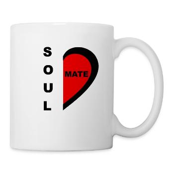 Soulmate, soul mate, Valentine's Day - Mug - white - Right