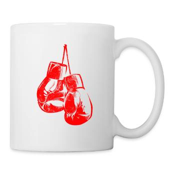 Boxing gloves boxing icon - Mug - white - Right