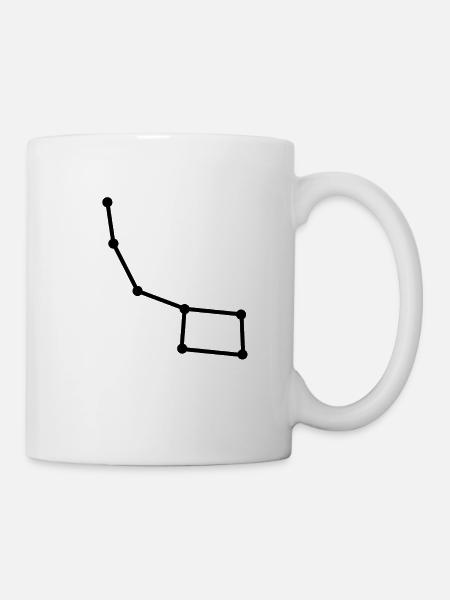 der große Wagen - Tasse - Weiß