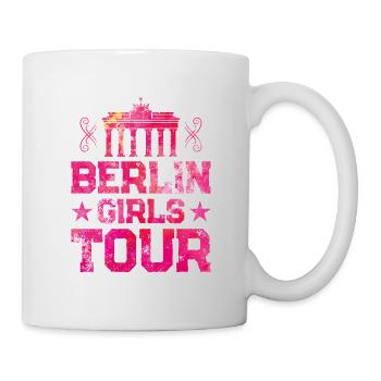 Berlin girls tour - Tasse - Weiß - Rechts
