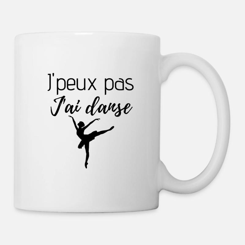 J'peux pas j'ai danse danseuse ballerine - Mug blanc - blanc