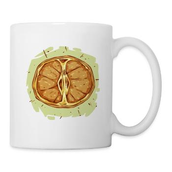 Orange - Tasse - Weiß - Rechts