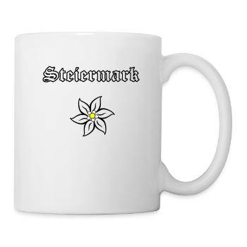 Edelweiß - Steiermark - Tasse - Weiß - Rechts