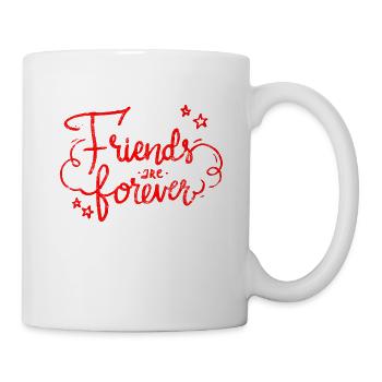 Friends forever saying - Mug - white - Right