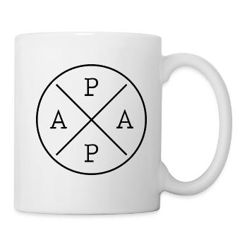 Papa Vater Vatertag - Tasse - Weiß - Rechts