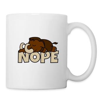Nope mammoth primeval - Mug - white - Right