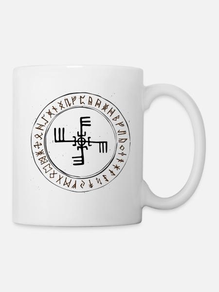 Sweden Sweden Nordic Symbols viking summer snus - Mug - white