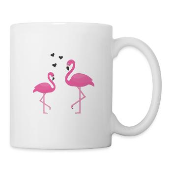 Pink flamingo - Mug - white - Right