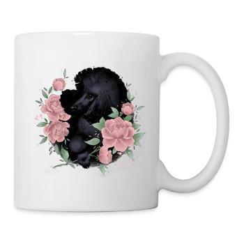 black poodle - Mug - white - Right