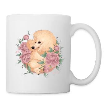 poodle apricot - Mug - white - Right