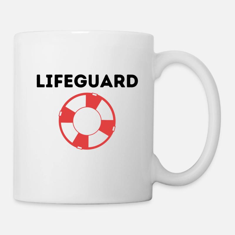 Gardes-côtes Lifeguard Garde-côte Baywatch - Mug blanc - blanc