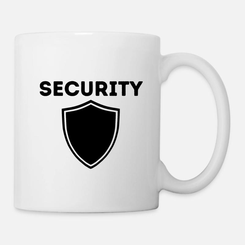 Security Sicherheitsdienst Bodyguard - Tasse - Weiß