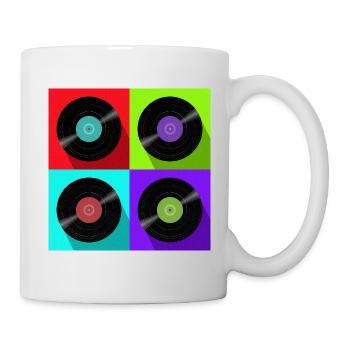 QuadColor Vinyl - Tasse - Weiß - Rechts