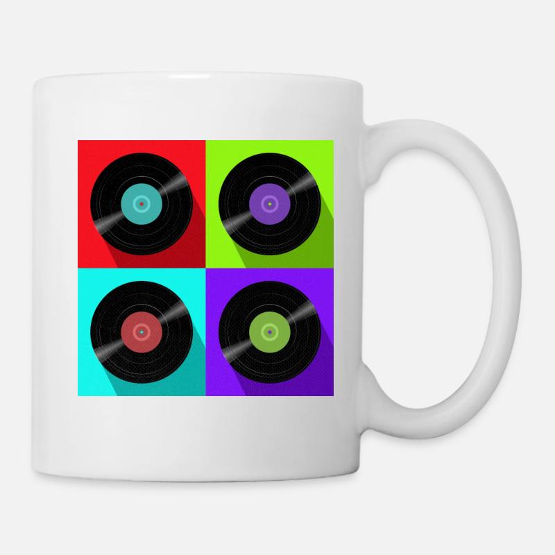 QuadColor Vinyl - Tasse - Weiß