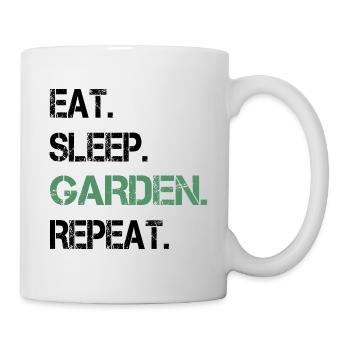 Garten - Tasse - Weiß - Rechts