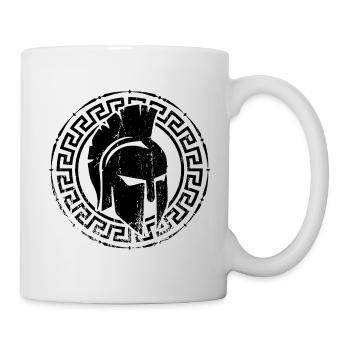 Casque Spartan Fitness Logo Spartan - Mug blanc - blanc - Droite