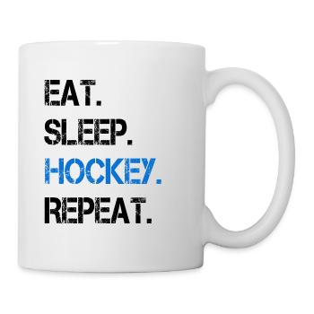Hockey field hockey hockey - Mug - white - Right