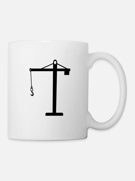 grue - Mug blanc - blanc