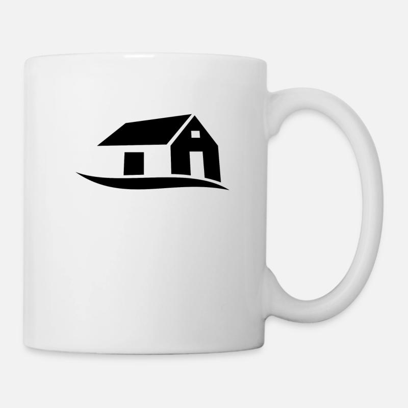 Haus - Tasse - Weiß
