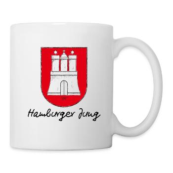 Bronko55 No.21 – Hamburger Jung - Tasse - Weiß - Rechts