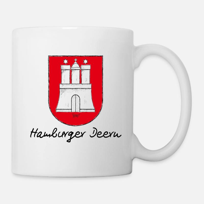 Bronko55 No.21 – Hamburger Deern - Tasse - Weiß