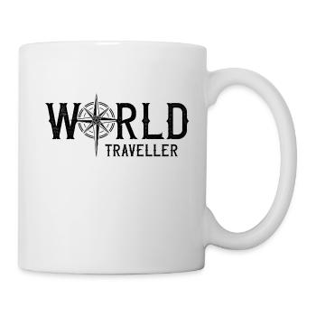 Travel compass travel vacation - Mug - white - Right