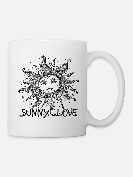 Sunny Love - Tasse - Weiß