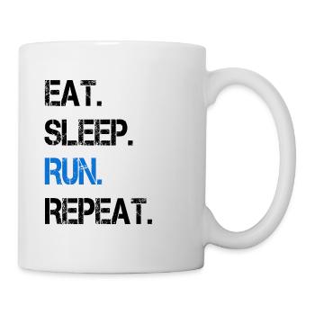 Courir le marathon marathon coureur cadeau - Mug blanc - blanc - Droite