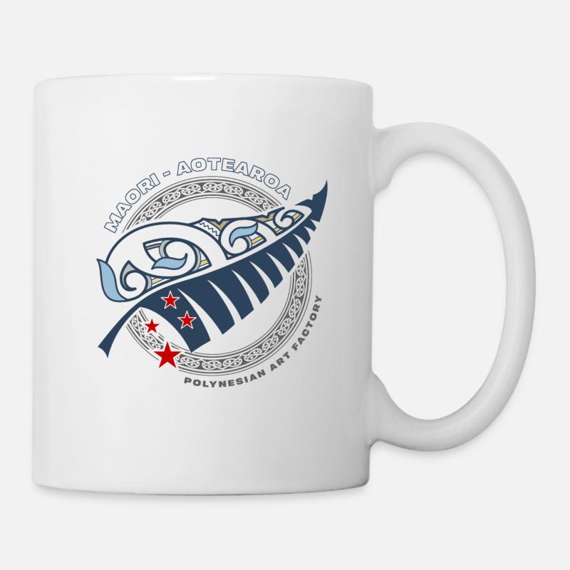 MAORI Fougère - Mug blanc - blanc