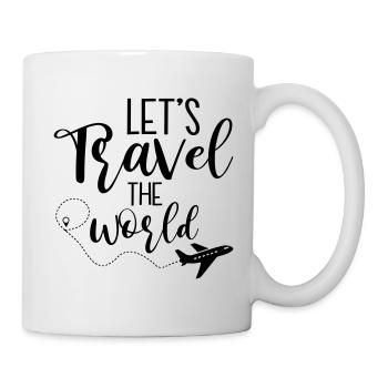 Lets Travel the World - Mug - white - Right