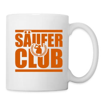 Säufer Club Team Saufen - Mug - white - Right