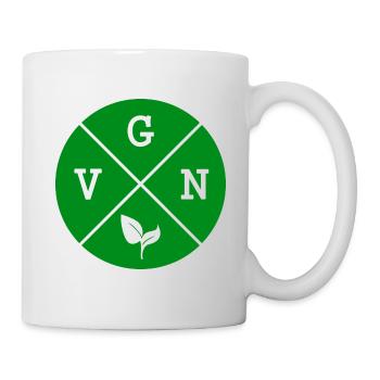 VEGAN - Tasse - Weiß - Rechts