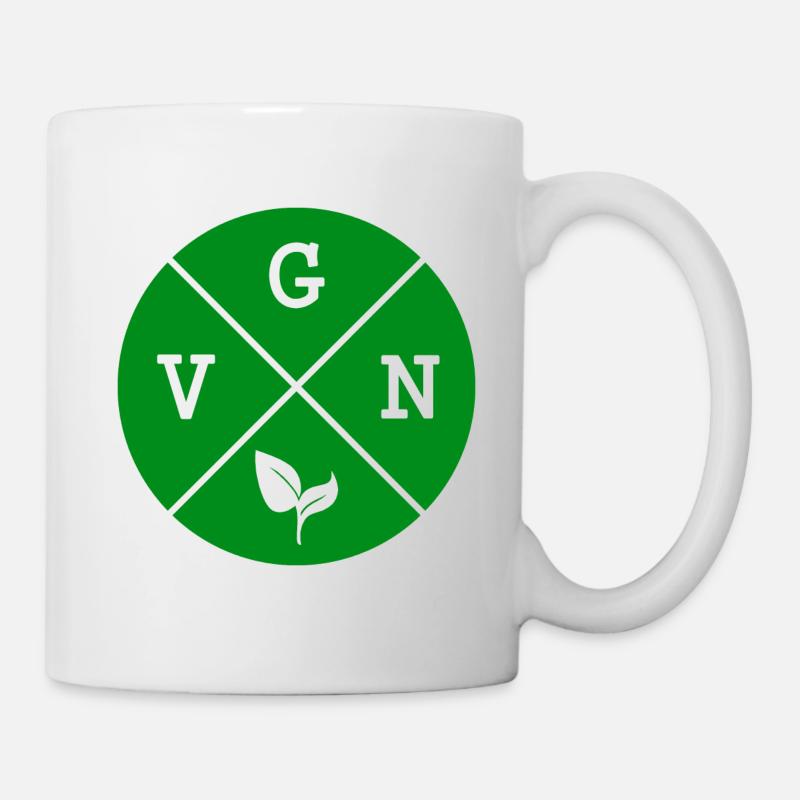 VEGAN - Tasse - Weiß