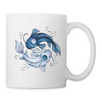 Yin Yang Kois - Ying Koi - Mug - white - Right
