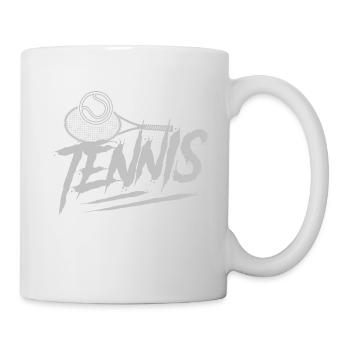 Tennis Sport Raquettes de tennis - Mug blanc - blanc - Droite