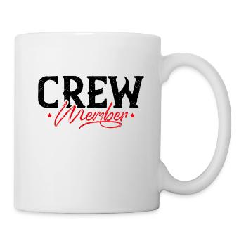 membre d'équipage - Mug blanc - blanc - Droite