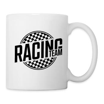 Coureur de l'équipe de course - Mug blanc - blanc - Droite