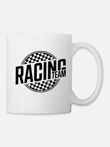 Racing Team Racer - Tasse - Weiß